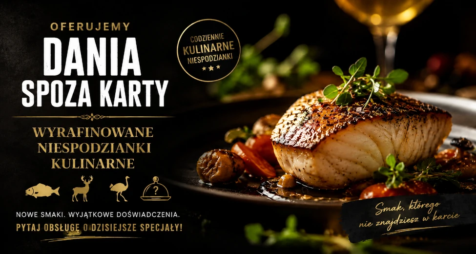 Wyjątkowe dania spoza karty w restauracji Czas na Retro